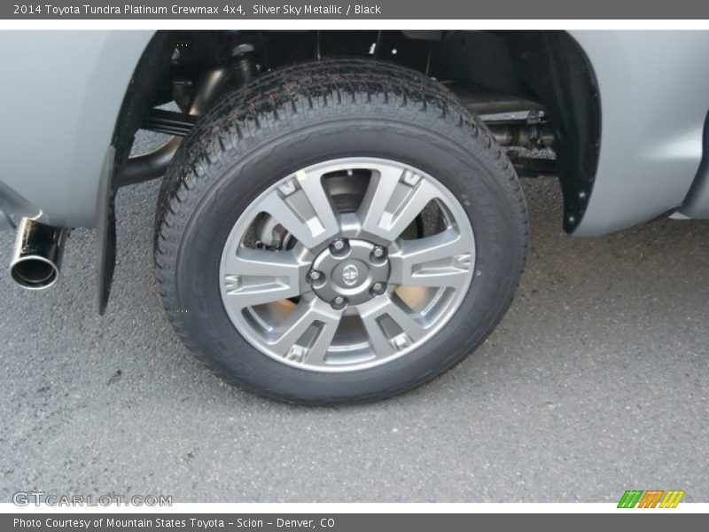 Silver Sky Metallic / Black 2014 Toyota Tundra Platinum Crewmax 4x4