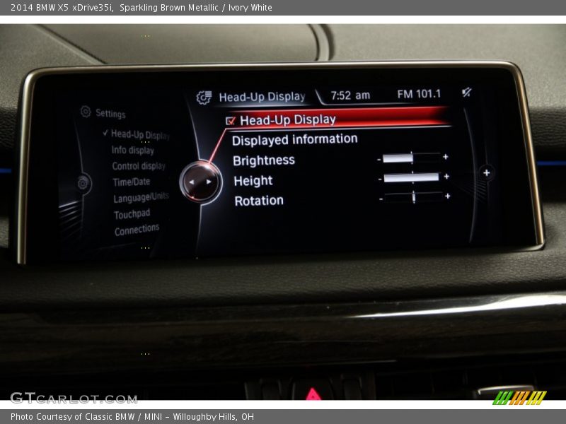 Sparkling Brown Metallic / Ivory White 2014 BMW X5 xDrive35i