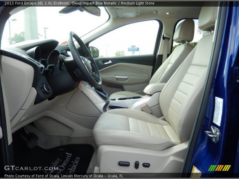  2013 Escape SEL 1.6L EcoBoost Medium Light Stone Interior