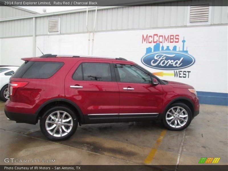 Ruby Red / Charcoal Black 2014 Ford Explorer Limited