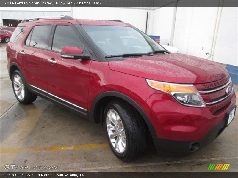 Ruby Red / Charcoal Black 2014 Ford Explorer Limited