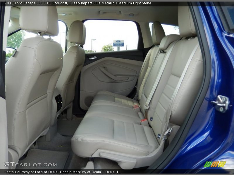 Rear Seat of 2013 Escape SEL 1.6L EcoBoost