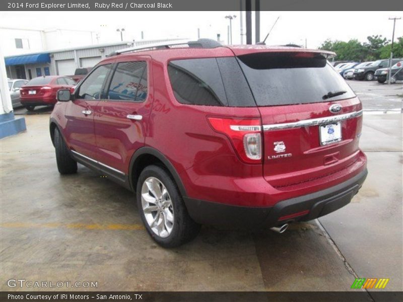 Ruby Red / Charcoal Black 2014 Ford Explorer Limited