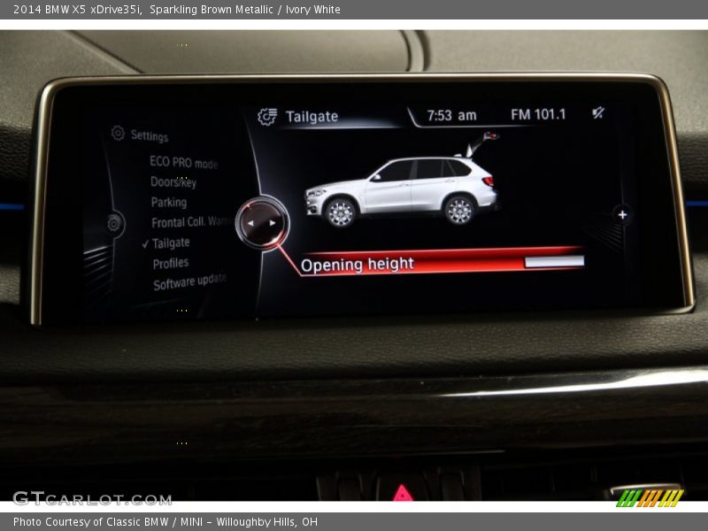Sparkling Brown Metallic / Ivory White 2014 BMW X5 xDrive35i