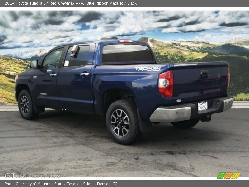 Blue Ribbon Metallic / Black 2014 Toyota Tundra Limited Crewmax 4x4