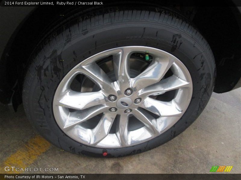 Ruby Red / Charcoal Black 2014 Ford Explorer Limited
