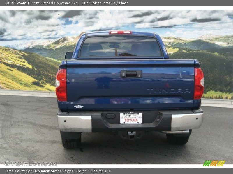 Blue Ribbon Metallic / Black 2014 Toyota Tundra Limited Crewmax 4x4