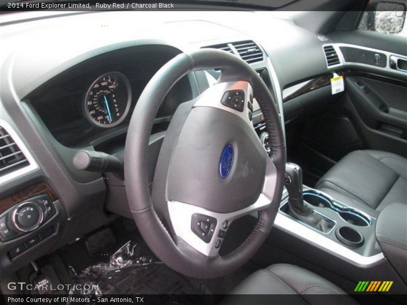 Ruby Red / Charcoal Black 2014 Ford Explorer Limited