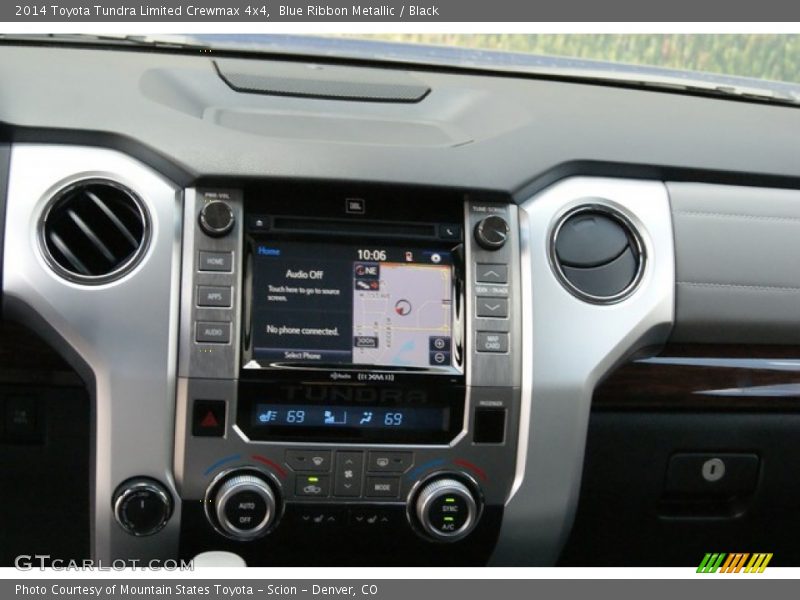Blue Ribbon Metallic / Black 2014 Toyota Tundra Limited Crewmax 4x4