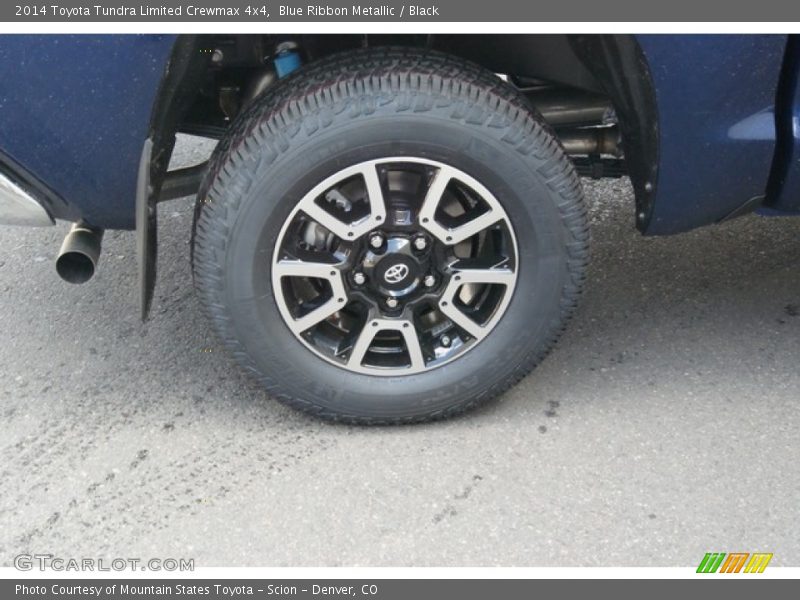 Blue Ribbon Metallic / Black 2014 Toyota Tundra Limited Crewmax 4x4