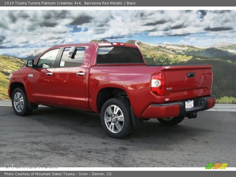 Barcelona Red Metallic / Black 2014 Toyota Tundra Platinum Crewmax 4x4