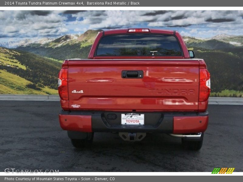 Barcelona Red Metallic / Black 2014 Toyota Tundra Platinum Crewmax 4x4