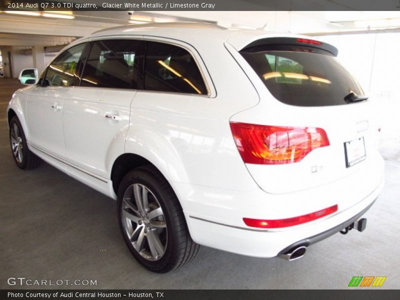 Glacier White Metallic / Limestone Gray 2014 Audi Q7 3.0 TDI quattro