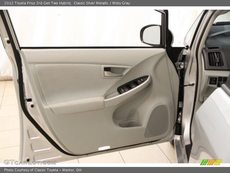 Classic Silver Metallic / Misty Gray 2012 Toyota Prius 3rd Gen Two Hybrid