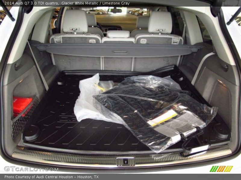Glacier White Metallic / Limestone Gray 2014 Audi Q7 3.0 TDI quattro