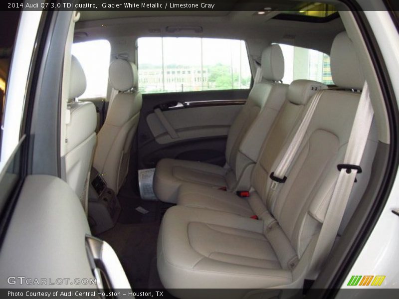 Glacier White Metallic / Limestone Gray 2014 Audi Q7 3.0 TDI quattro