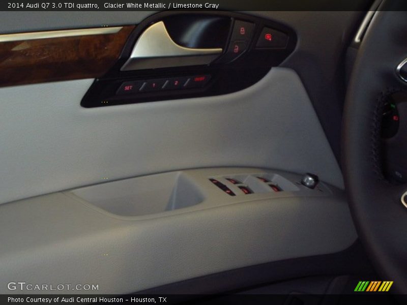Glacier White Metallic / Limestone Gray 2014 Audi Q7 3.0 TDI quattro