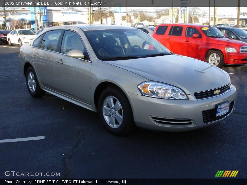 Gold Mist Metallic / Ebony 2009 Chevrolet Impala LT