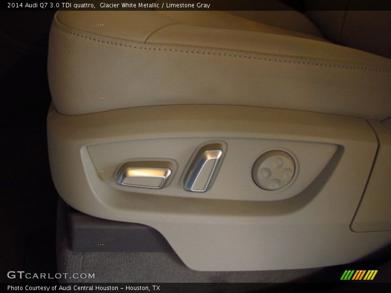 Glacier White Metallic / Limestone Gray 2014 Audi Q7 3.0 TDI quattro