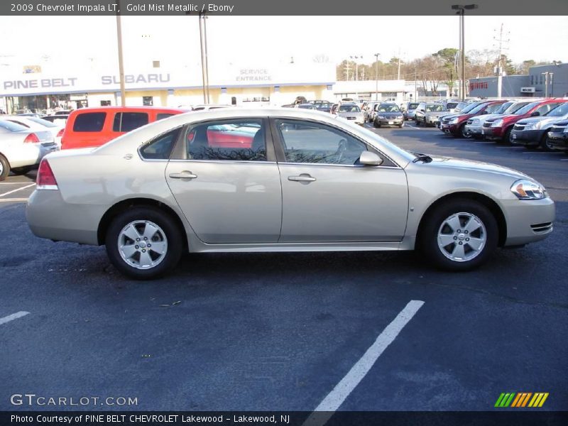 Gold Mist Metallic / Ebony 2009 Chevrolet Impala LT