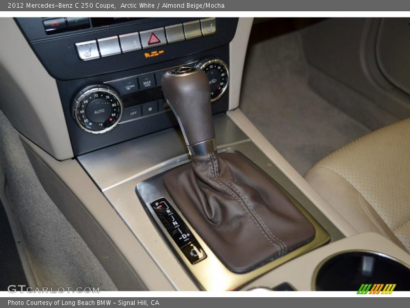 Arctic White / Almond Beige/Mocha 2012 Mercedes-Benz C 250 Coupe