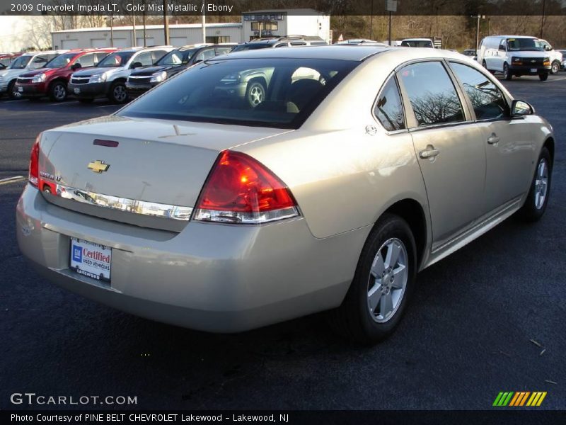 Gold Mist Metallic / Ebony 2009 Chevrolet Impala LT