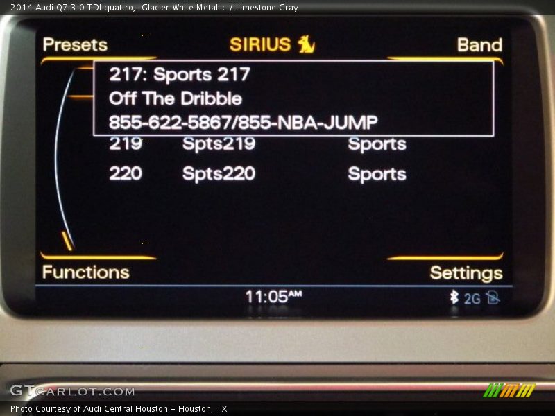 Glacier White Metallic / Limestone Gray 2014 Audi Q7 3.0 TDI quattro