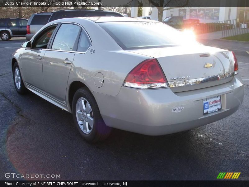 Gold Mist Metallic / Ebony 2009 Chevrolet Impala LT