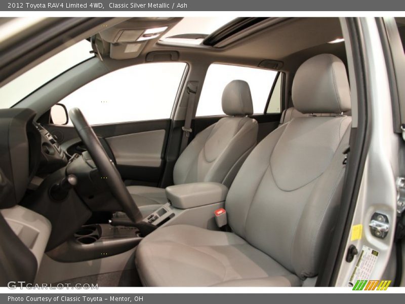 Classic Silver Metallic / Ash 2012 Toyota RAV4 Limited 4WD