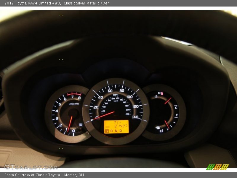 Classic Silver Metallic / Ash 2012 Toyota RAV4 Limited 4WD