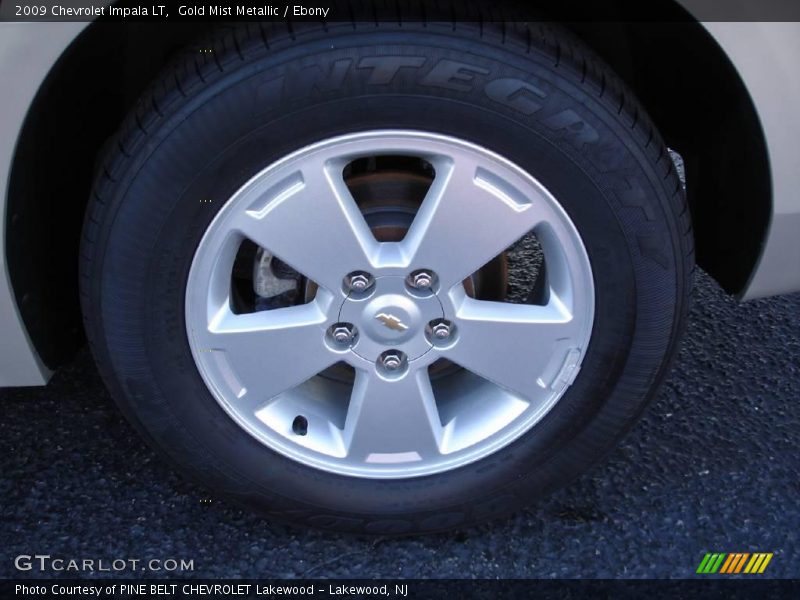 Gold Mist Metallic / Ebony 2009 Chevrolet Impala LT