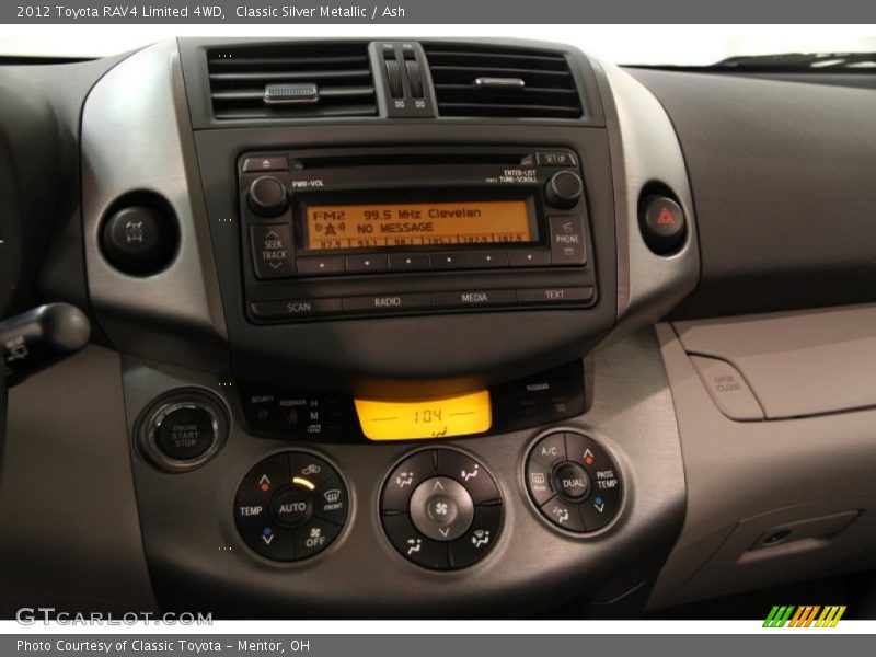 Classic Silver Metallic / Ash 2012 Toyota RAV4 Limited 4WD