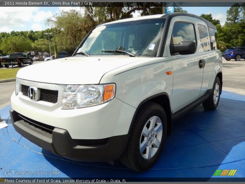 Omni Blue Pearl / Gray 2011 Honda Element EX