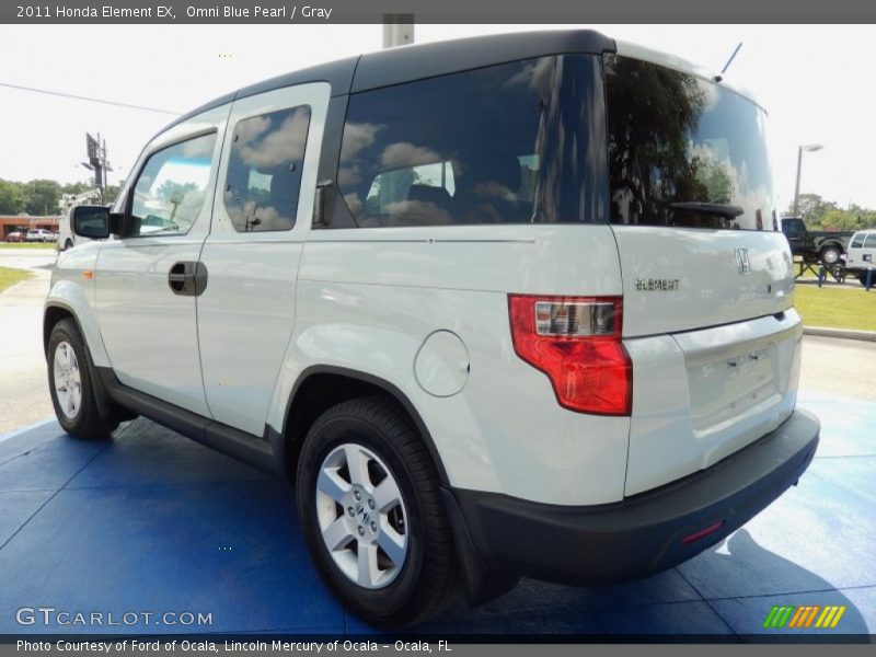 Omni Blue Pearl / Gray 2011 Honda Element EX