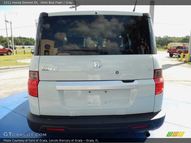 Omni Blue Pearl / Gray 2011 Honda Element EX