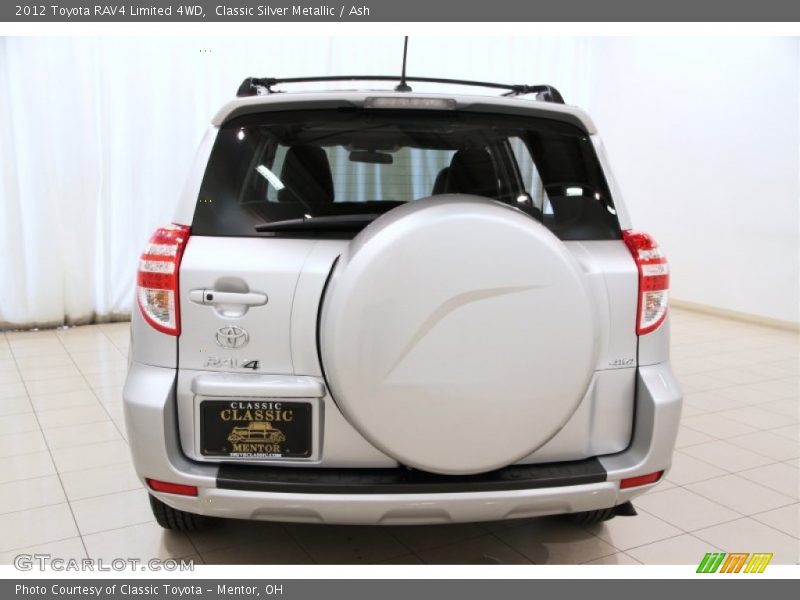 Classic Silver Metallic / Ash 2012 Toyota RAV4 Limited 4WD