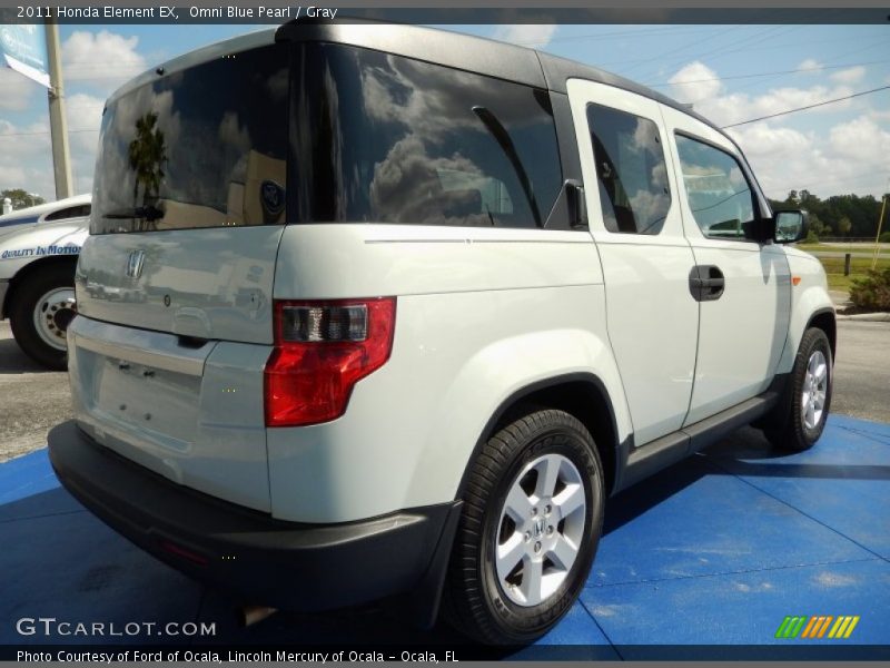 Omni Blue Pearl / Gray 2011 Honda Element EX