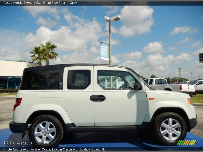 Omni Blue Pearl / Gray 2011 Honda Element EX