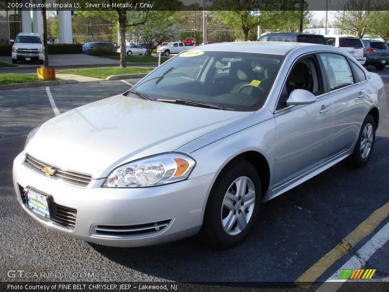 Silver Ice Metallic / Gray 2009 Chevrolet Impala LS