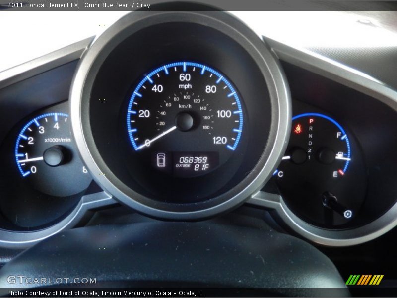 Omni Blue Pearl / Gray 2011 Honda Element EX