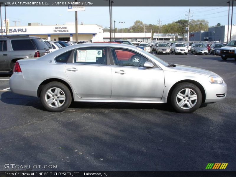 Silver Ice Metallic / Gray 2009 Chevrolet Impala LS