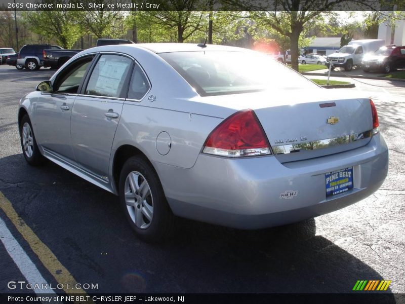 Silver Ice Metallic / Gray 2009 Chevrolet Impala LS