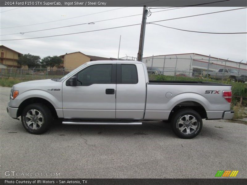 Ingot Silver / Steel Grey 2014 Ford F150 STX SuperCab