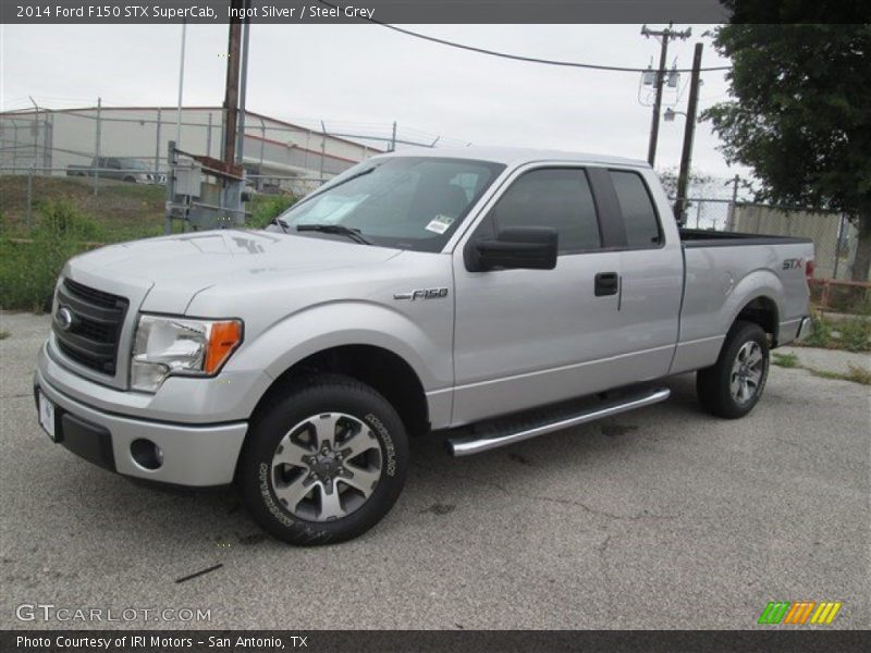 Ingot Silver / Steel Grey 2014 Ford F150 STX SuperCab