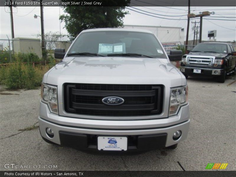 Ingot Silver / Steel Grey 2014 Ford F150 STX SuperCab