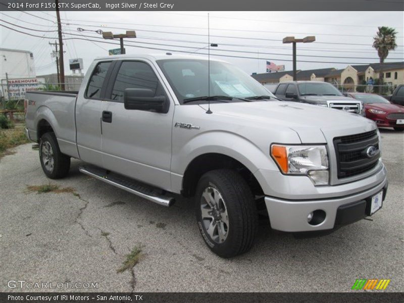 Ingot Silver / Steel Grey 2014 Ford F150 STX SuperCab