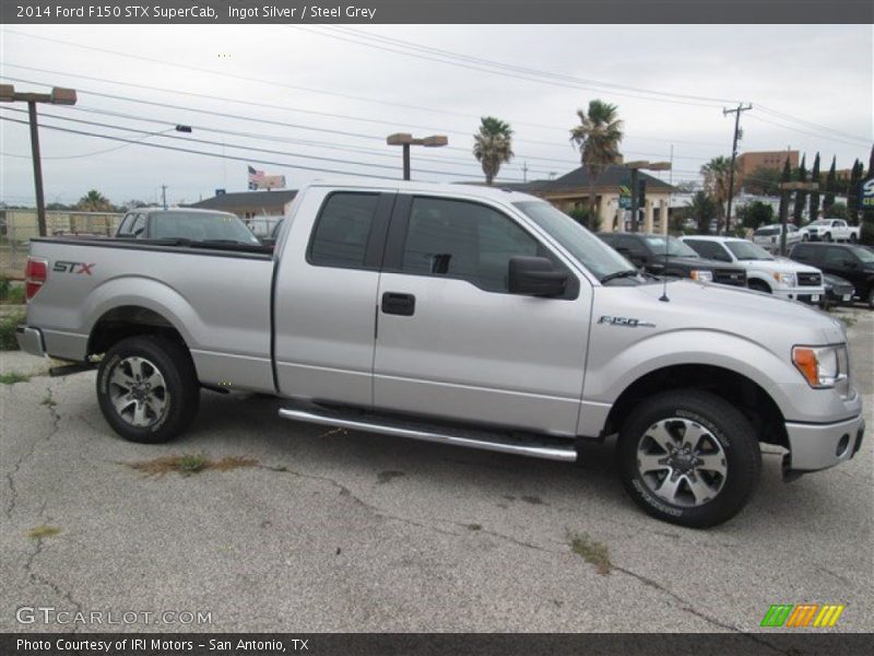 Ingot Silver / Steel Grey 2014 Ford F150 STX SuperCab