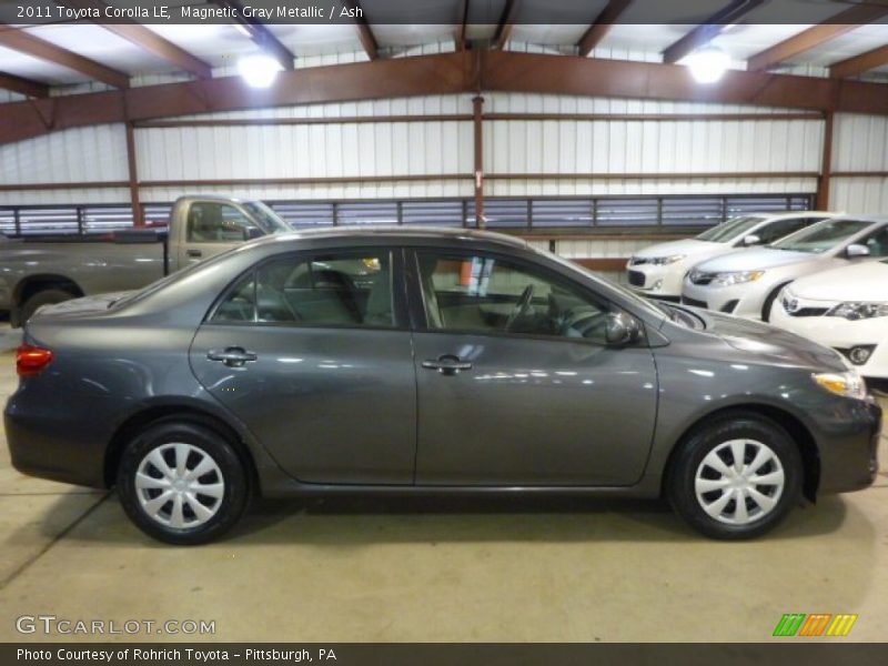 Magnetic Gray Metallic / Ash 2011 Toyota Corolla LE