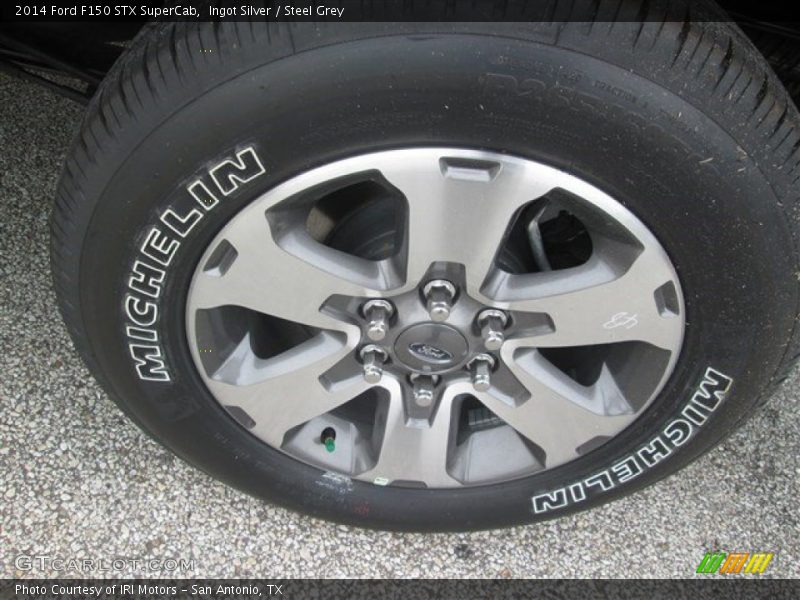 Ingot Silver / Steel Grey 2014 Ford F150 STX SuperCab