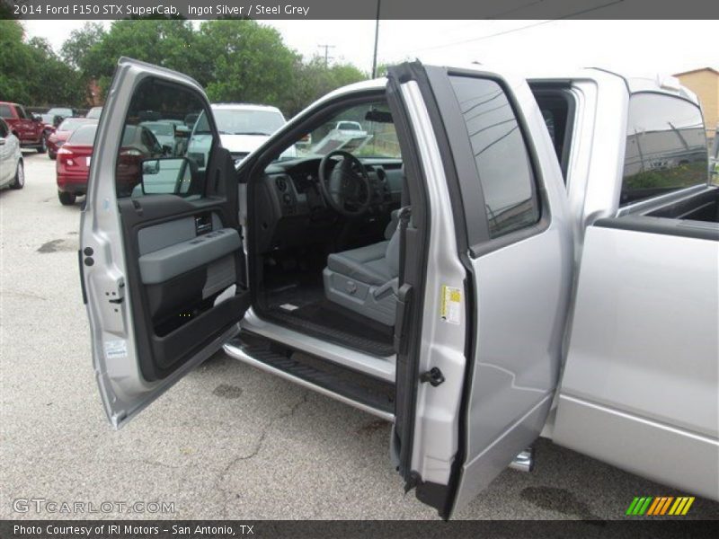 Ingot Silver / Steel Grey 2014 Ford F150 STX SuperCab